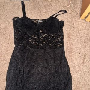 H&M Divided Black Lace Dress